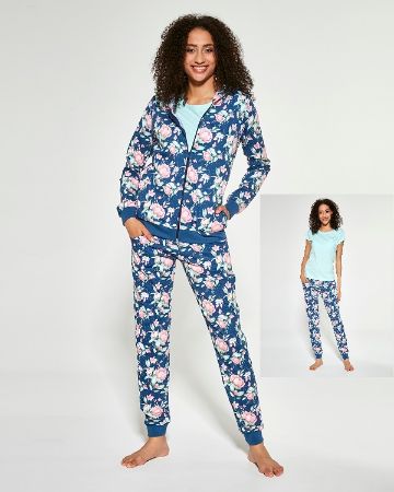 Zobrazit detail produktu - Dámské pyžamo Cornette dlouhé 3 pack 355 Obrázek Dámské pyžamo Cornette dlouhé 3 pack 355