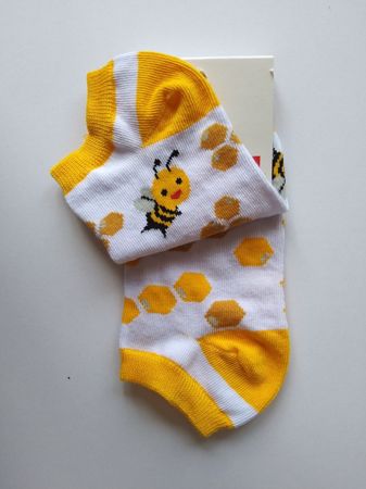 Zobrazit detail produktu - Dívčí ponožky nízké Milena Včela Obrázek Dívčí ponožky nízké Milena Včela