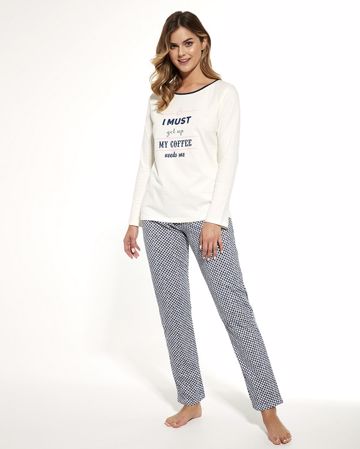 Zobrazit detail produktu - Dámské pyžamo Cornette dlouhé 655 Obrázek Dámské pyžamo Cornette dlouhé 655