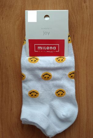 Zobrazit detail produktu - Dívčí ponožky nízké Milena Smajlík Obrázek Dívčí ponožky nízké Milena Smajlík