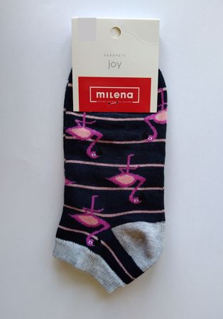 Zobrazit detail produktu - Dívčí ponožky nízké Milena Plameňák Obrázek Dívčí ponožky nízké Milena Plameňák