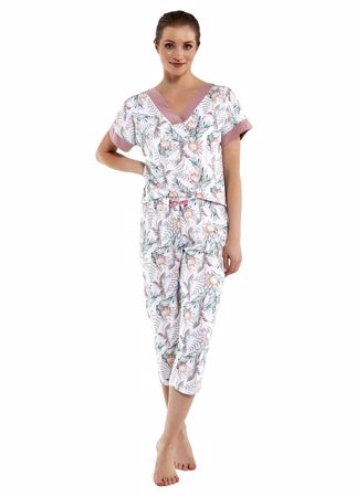 Zobrazit detail produktu - Dámské pyžamo Cornette kapri 815 Obrázek Dámské pyžamo Cornette kapri 815