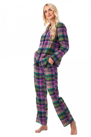 Zobrazit detail produktu - Dámské pyžamo Key dlouhé LNS 409 nadměrné Obrázek Dámské pyžamo Key dlouhé LNS 409 nadměrné