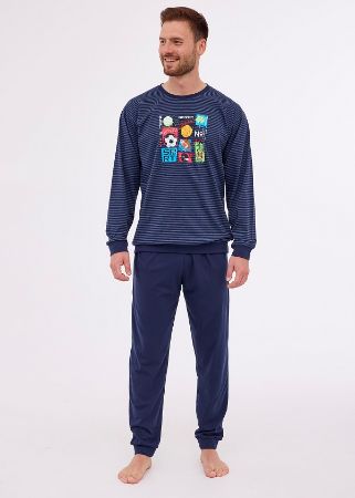 Zobrazit detail produktu - Pánské pyžamo Cornette dlouhé 308 Obrázek Pánské pyžamo Cornette dlouhé 308