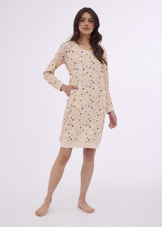 Zobrazit detail produktu - Dámská noční košile Cornette dlouhý rukáv 652 Obrázek Dámská noční košile Cornette dlouhý rukáv 652