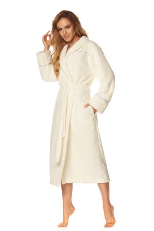 Zobrazit detail produktu - Dámský župan L&L 2084 3XL dlouhý Obrázek Dámský župan L&L 2084 3XL dlouhý
