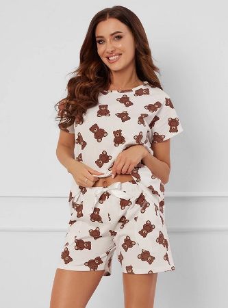 Zobrazit detail produktu - Dámské pyžamo Italian Fashion krátké Miška Obrázek Dámské pyžamo Italian Fashion krátké Miška