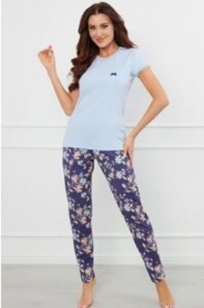 Zobrazit detail produktu - Dámské pyžamo Italian Fashion dlouhé Pulia Obrázek Dámské pyžamo Italian Fashion dlouhé Pulia