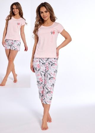 Zobrazit detail produktu - Dámské pyžamo Cornette 3 pack 665 Obrázek Dámské pyžamo Cornette 3 pack 665