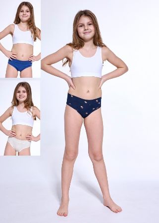 Zobrazit detail produktu - Dívčí kalhotky Cornette 3pack 806 134-164 Obrázek Dívčí kalhotky Cornette 3pack 806 134-164