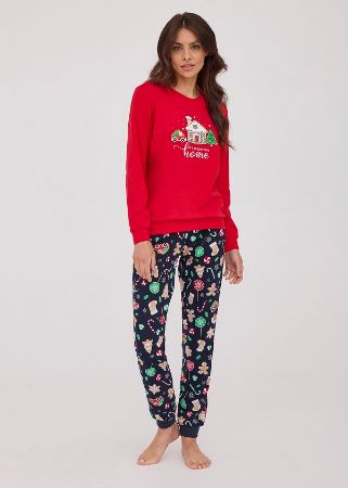Zobrazit detail produktu - Dámské pyžamo Cornette vánoční 671 Obrázek Dámské pyžamo Cornette vánoční 671