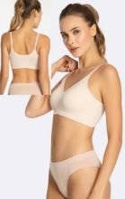 Obrázek z JULIMEX SIMPLE BRA TOP BÉŽOVÁ S 