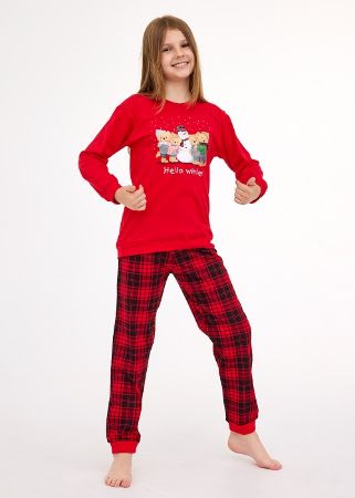 Zobrazit detail produktu - Dívčí pyžamo Cornette vánoční 592 Obrázek Dívčí pyžamo Cornette vánoční 592