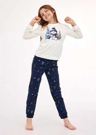 Zobrazit detail produktu - Dívčí pyžamo Cornette vánoční 978 Obrázek Dívčí pyžamo Cornette vánoční 978