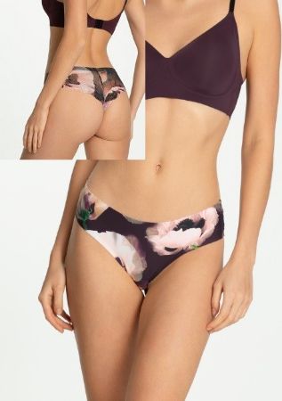 Zobrazit detail produktu - Dámské kalhotky Julimex Velvet Bloom tanga brasil Obrázek Dámské kalhotky Julimex Velvet Bloom tanga brasil