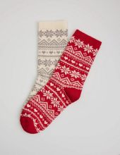 Obrázek z ESOTIQ DÁM. PONOŽKY HYGGE 2PACK 44155 K001 36/38 